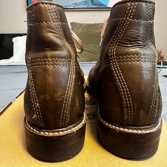 John Lofgren COMBAT BOOTS / HORWEEN LEATHER CXL DARK OLIVE - Picture 7 of 8